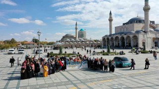 Gençler Kapadokyada, kadınlar Konyada