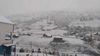 Giresunun yüksek kesimleri beyaza büründü