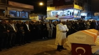 Göreve giderken kazada hayatını kaybeden köy korucusu son yolculuğuna uğurlandı