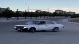 “Hadi çocuklar okulunuza piyasa bize emanet” diyerek drift attı, polise yakalandı