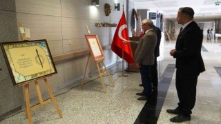 Hakim ve savcılardan kaligrafi sergisi