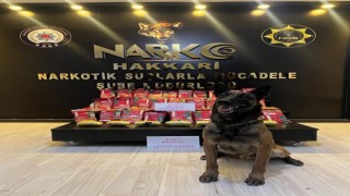 Hakkaride 47 kilo uyuşturucu ele geçirildi