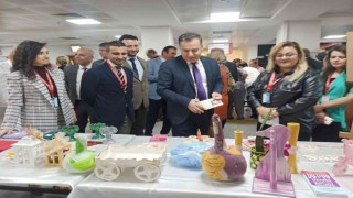 Hastalardan el emeği ve göz nuru sergisi