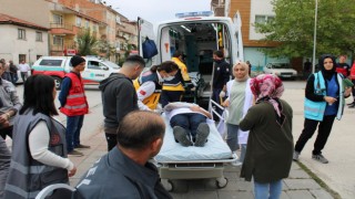 Hastanedeki yangın ve deprem tatbikatı gerçeğini aratmadı