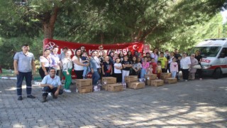 Hayattan can dostlara mama desteği