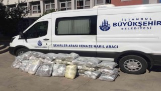 İBB çalışanları cenaze götürdü, esrar getirirken yakalandı