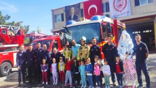 İlkokul öğrencilerine ‘gönüllü itfaiyecilik eğitimi
