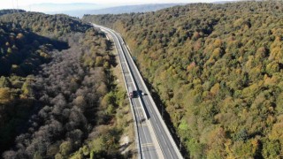 İstanbulun Anadoluya açılan kapısı Bolu Dağında sonbahar güzelliği