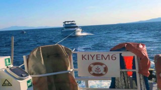 İstanköy açıklarında sürüklenen tekne kurtarıldı