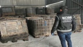 İzmirde 1 milyon litre karışımlı akaryakıt ele geçirildi