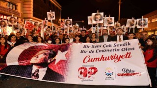 İzmirde 29 Ekim coşkusu