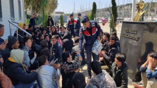 İzmirde 9 ayrı göçmen kaçakçılığı operasyonunda 180 düzensiz göçmen yakalandı