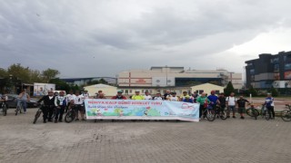 İzmit Belediyesi bisiklet turuyla kalp sağlığına dikkat çekti