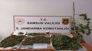Jandarma 2 kilo 152 gram esrar ele geçirdi: 2 gözaltı