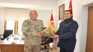Jandarma Denetleme ve Değerlendirme Başkanı Tümgeneral Okyardan jandarmaya ziyaret