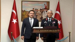 Jandarma Genel Komutanı Orgeneral Çetinden Vali Çiçeke ziyaret