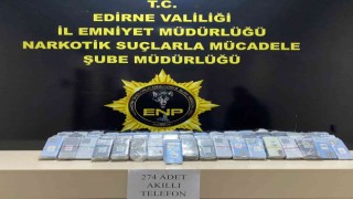 Kapıkulede 2 milyon 400 bin lira değerinde kaçak telefon ele geçirildi