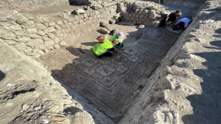 Karadenizin Zeugması Hadrianopoliste bin 500 yıllık yeni mozaikler bulundu