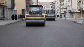Karsta belediyenin yol çalışmaları sürüyor