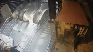 Kartalda hırsızlar demir kapı çaldı, yürüyen merdivenleri kırdı