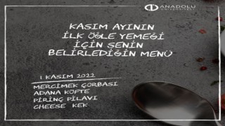 Kasım ayının ilk öğle yemeği menüsü öğrencilerin oylarıyla belirlendi