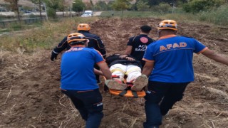 Kayalıklardan düşen kadını AFAD kurtardı