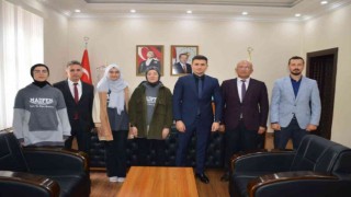 Kaymakam Kazar Serum Haber Sistemi (SeHaS) ile Türkiye 3üncüsü olan öğrencileri kabul etti.