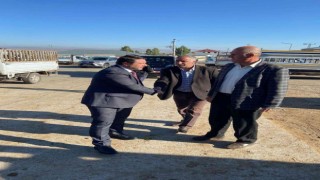 Kaymakam Ocaktan canlı hayvan pazarına ziyaret