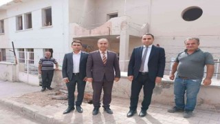 Kaymakam Partal, okul inşaatlarını inceledi