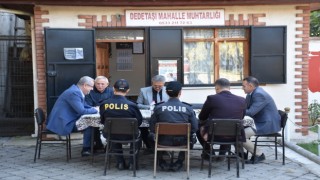 Kaymakam Sağlam, mahalle muhtarları ile bir araya geldi