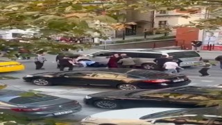 Kaza sonrasında kaçmak istedi, esnaftan dayak yedi