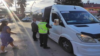 Kemerde okul servisleri denetlendi