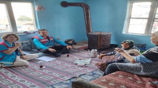 Kırkağaçta 55 günde 550 aile ziyaret edildi