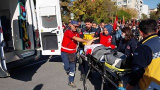 Kırklarelinde 29 Ekim kutlamalarında fenalaşan gazi hastaneye kaldırıldı