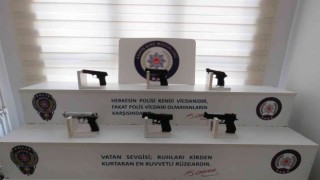Kocaelide çok sayıda silah ele geçirildi