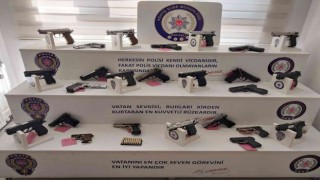 Kocaelinde 57 silah ele geçirildi