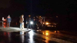 Kontolden çıkan araç yamaca çarpıp 40 metre sürüklendi: 1 ölü