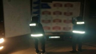 Konyada durdurulan kamyondan 3 milyon 350 bin adet kaçak makaron çıktı