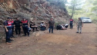 Köyceğizde 14 düzensiz göçmen yakalandı