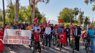 Köyceğizde bisiklet turu etkinliği yapıldı