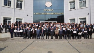 Kütahyada 30 okula altın, 135 okula gümüş rozet