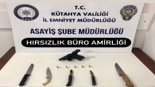 Kütahyada çaldıkları 200 kilo kabloyu satmaya çalışan 3 şüpheli yakalandı