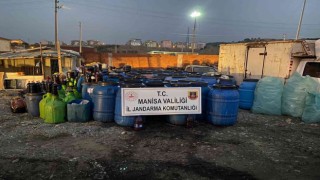 Manisada 16,5 ton kaçak şarap ele geçirildi