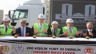 Mehmet Rıfat Evyap Fen Lisesinin temeli törenle atıldı