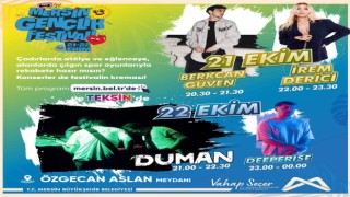Mersin Gençlik Festivali 21-22 Ekimde