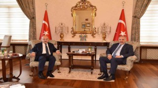 Milli Güvenlik Kurulu Genel Sekreteri Seyfullah Hacımüftüoğlu Vali Karadenizi ziyaret etti