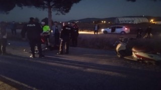 Motosiklet kazasında 3 kişi yaralandı