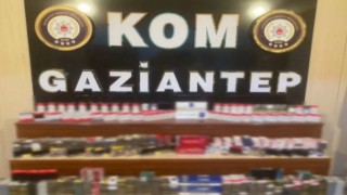 Motosiklet sepetinde kaçak sigara ele geçirildi