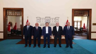 Müftü Erhun, Camiler ve Din Görevlileri Haftası sebebiyle Vali Kızılkayayı ziyaret etti