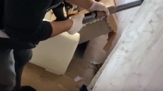 Mühimmat deposu değil, silah ticareti yapan şahsın evi